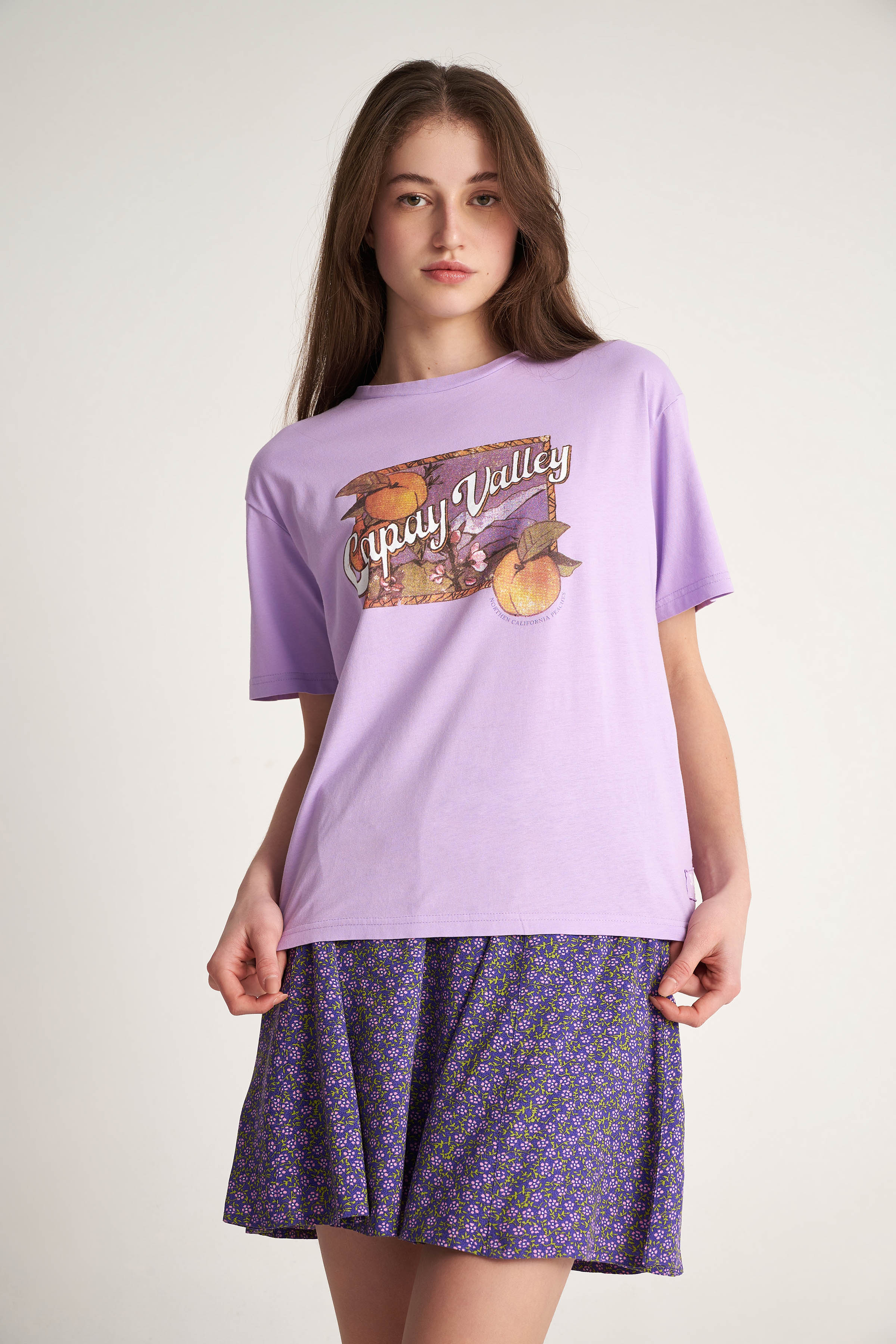 OUTLET > Μπλούζες & Τοπ T-shirt με print Lilac